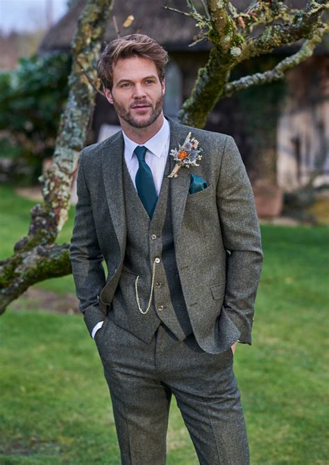 green irish tweed suit.